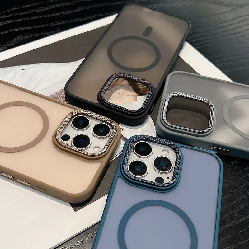 Premium Metal Smoke iPhone Phone Case