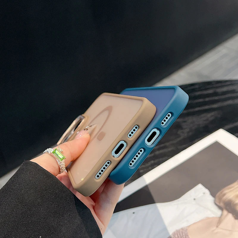 Premium Metal Smoke iPhone Phone Case