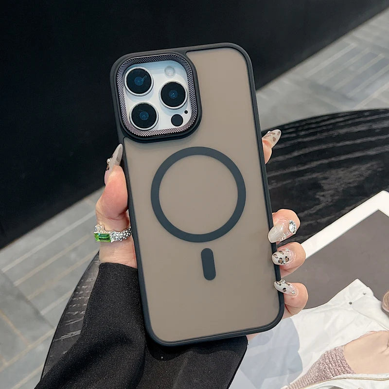 Premium Metal Smoke iPhone Phone Case