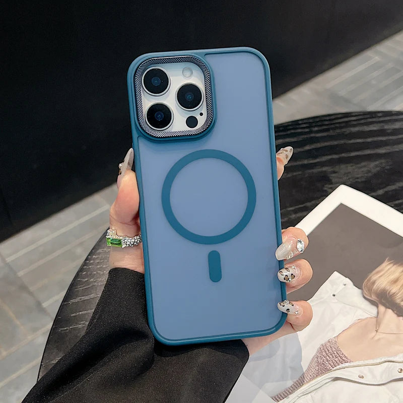 Premium Metal Smoke iPhone Phone Case