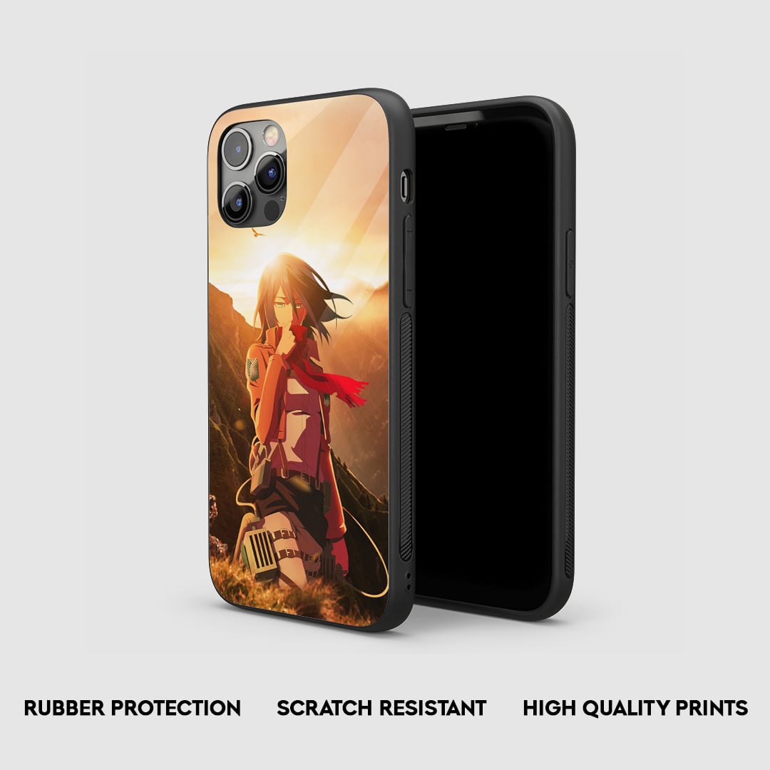 Mikasa Aesthetic Silicone Armored Phone Case