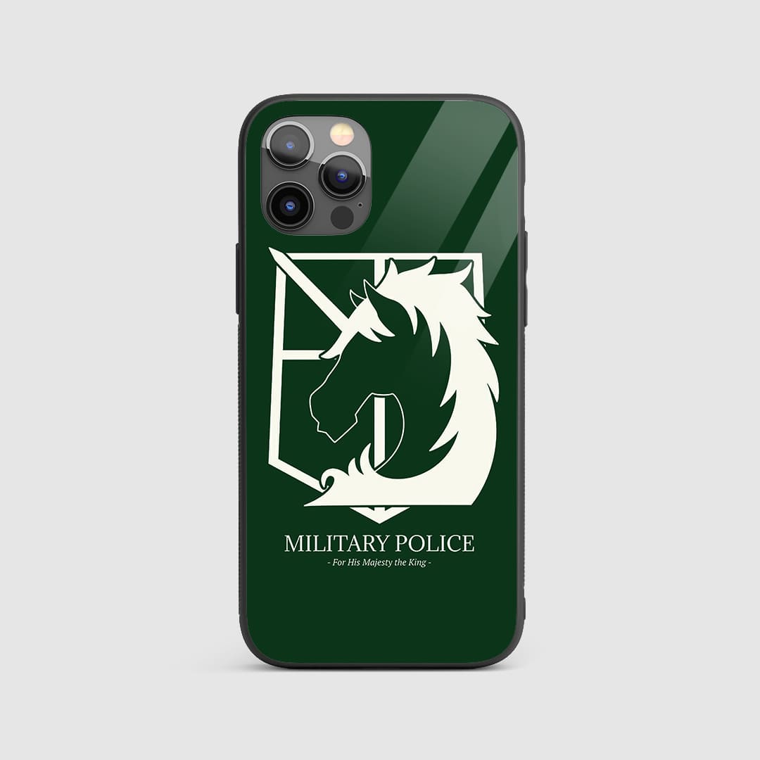 Military Police Regiment Silicone Armored Phone Case