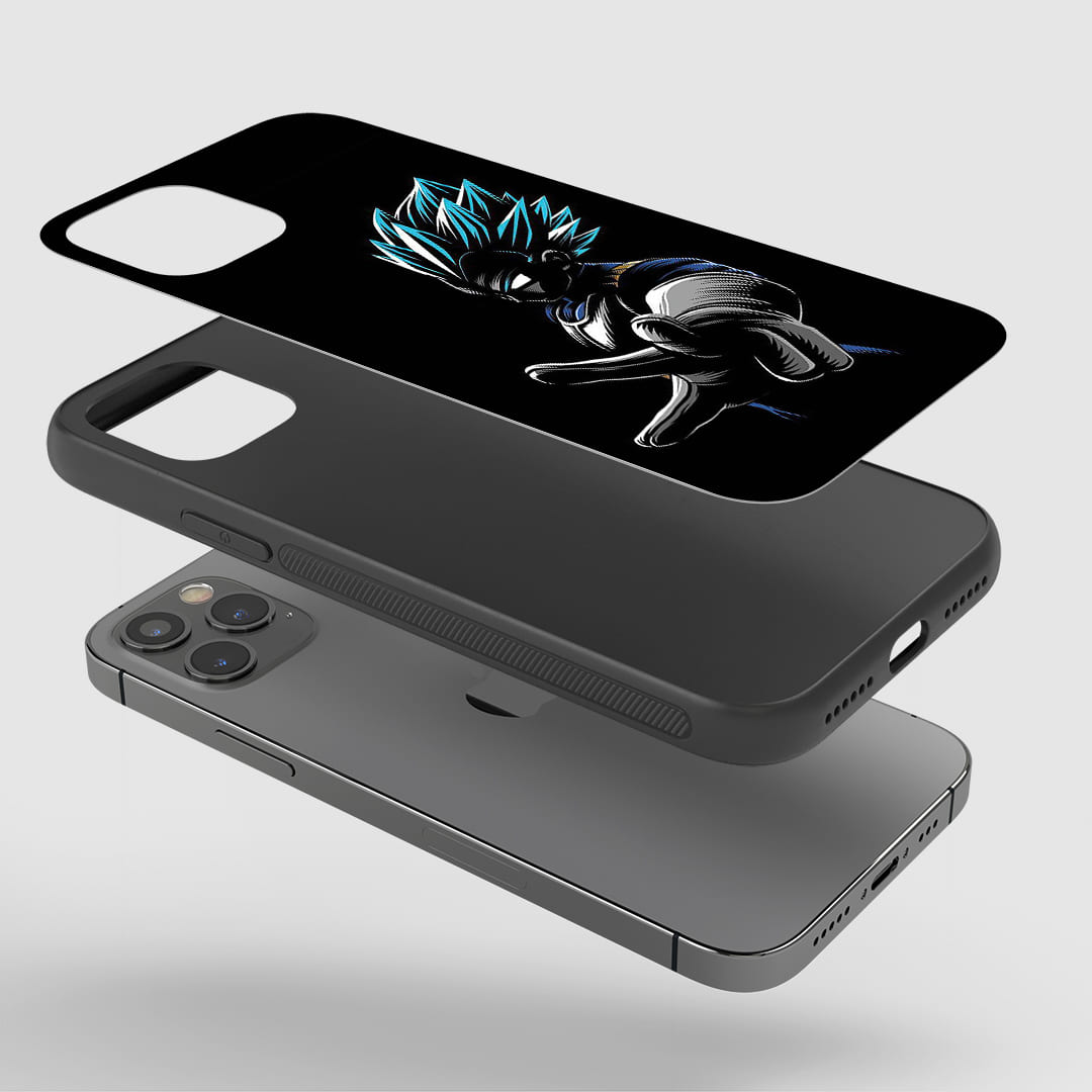 Minimal Vegeta Silicone Armored Phone Case