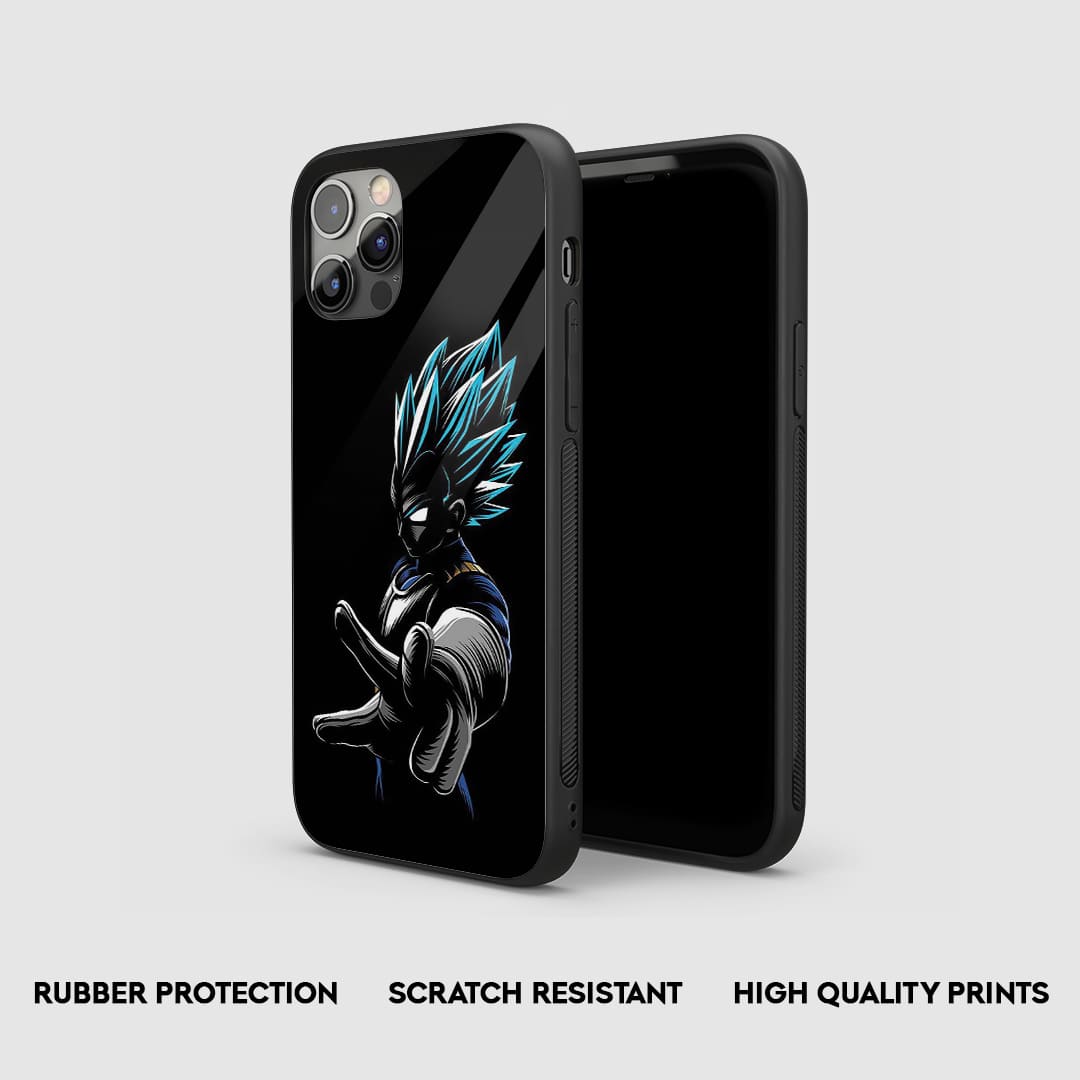 Minimal Vegeta Silicone Armored Phone Case