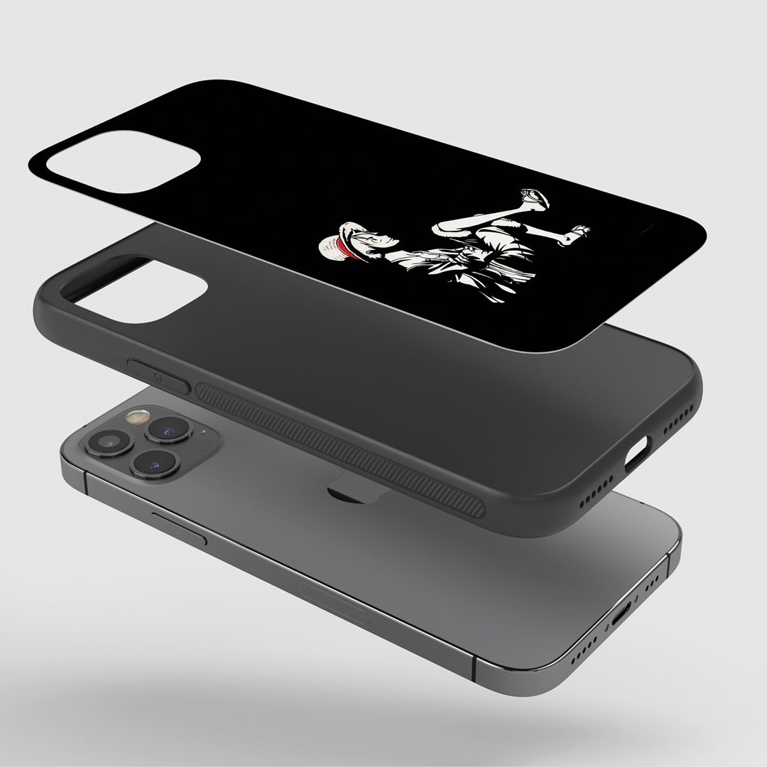 Monkey D Luffy Minimal Silicone Armored Phone Case