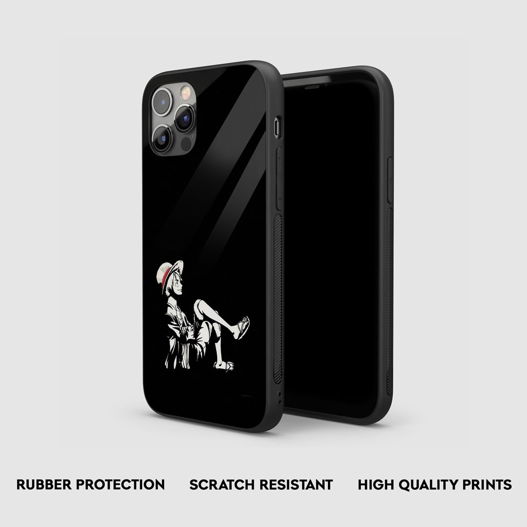 Monkey D Luffy Minimal Silicone Armored Phone Case