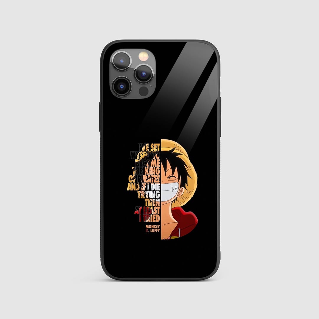 Monkey D Luffy Quote Silicone Armored Phone Case