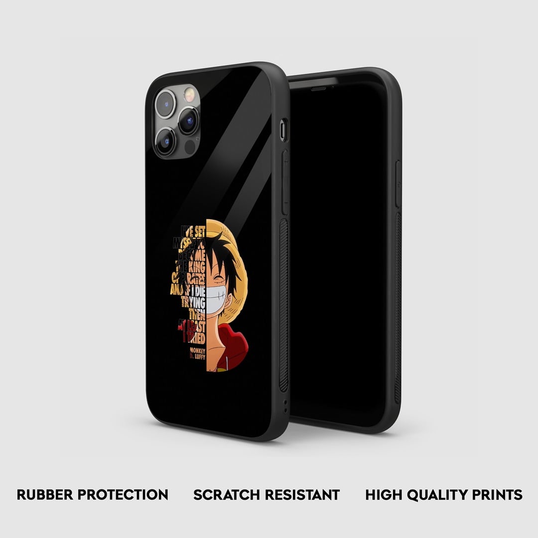 Monkey D Luffy Quote Silicone Armored Phone Case