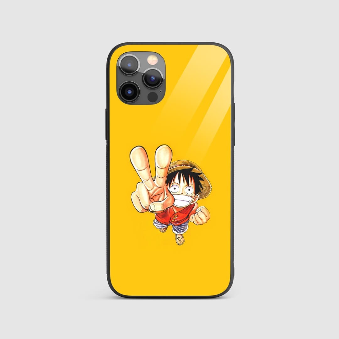 Monkey D Yellow Silicone Armored Phone Case