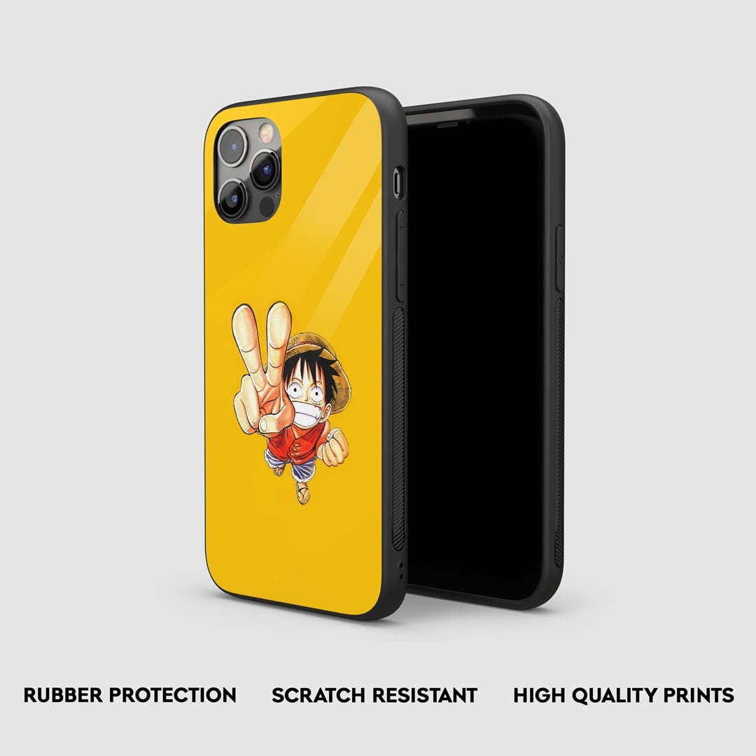 Monkey D Yellow Silicone Armored Phone Case