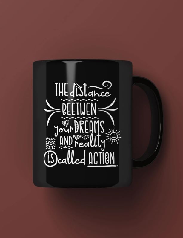 Take action Printed Premium Mug