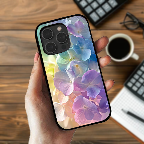 Multi Color Flower Leaf Phone Cover