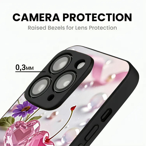 Multi Colored Flower and Romantic Theme Phone Cover