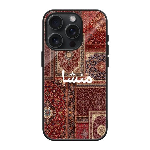 Red Manshaa Patchwork Mobile Cover