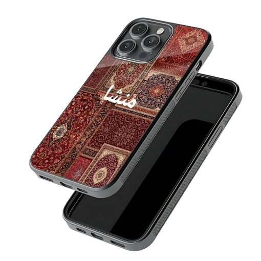 Red Manshaa Patchwork Mobile Cover