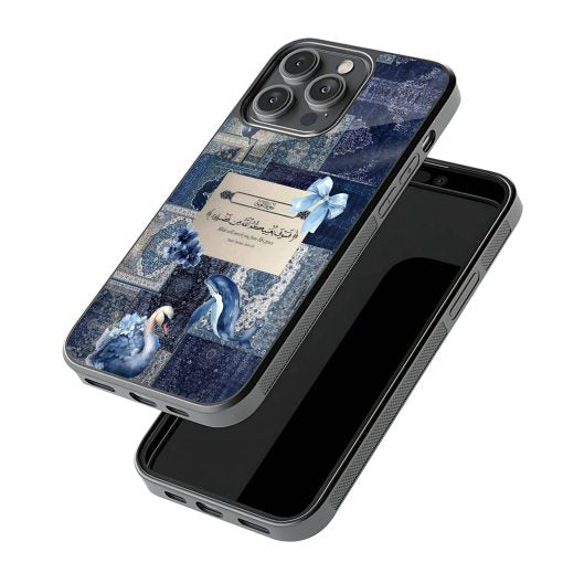 Azure Grace Rug Mobile Cover