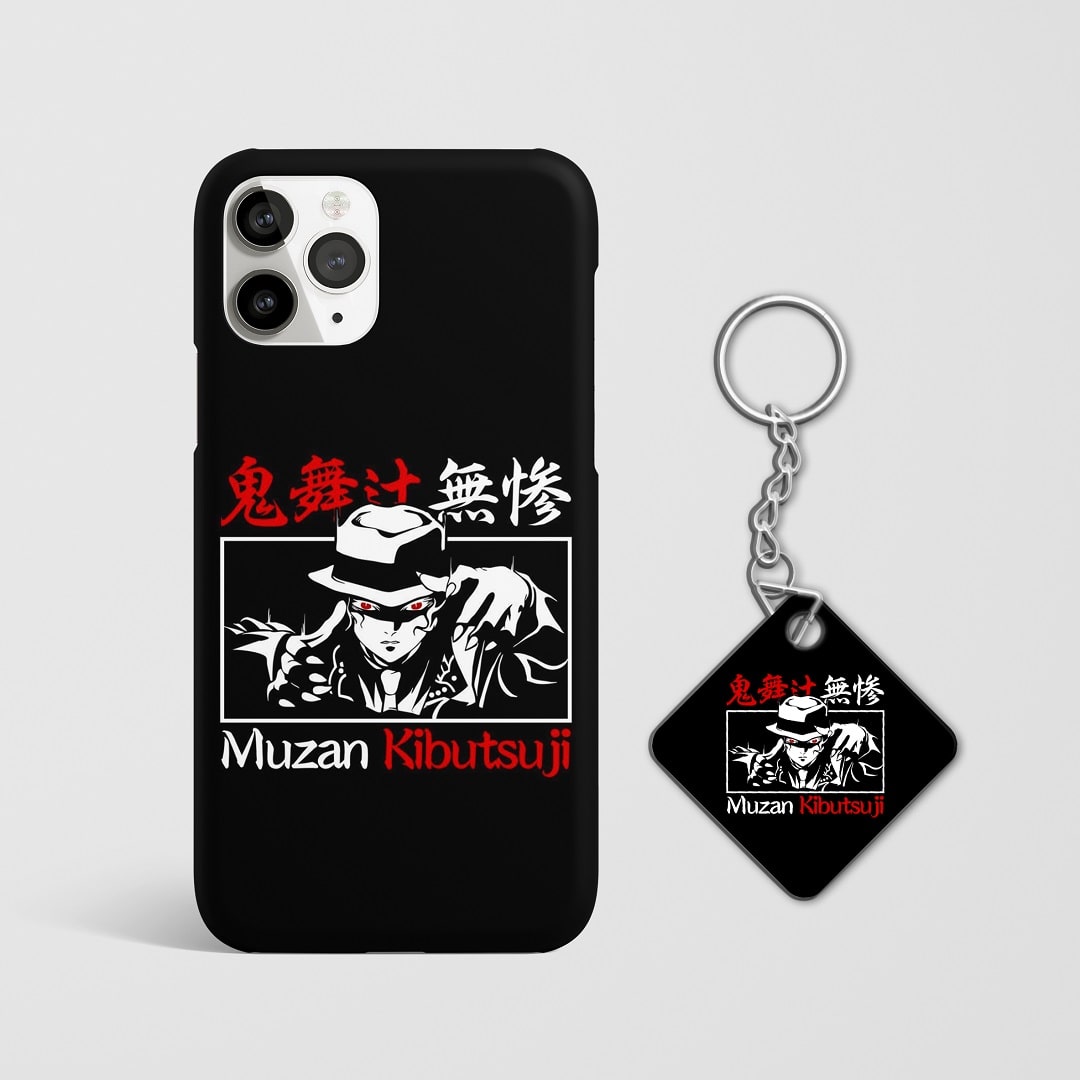 Muzan Kibutsuji Black and White Phone Cover