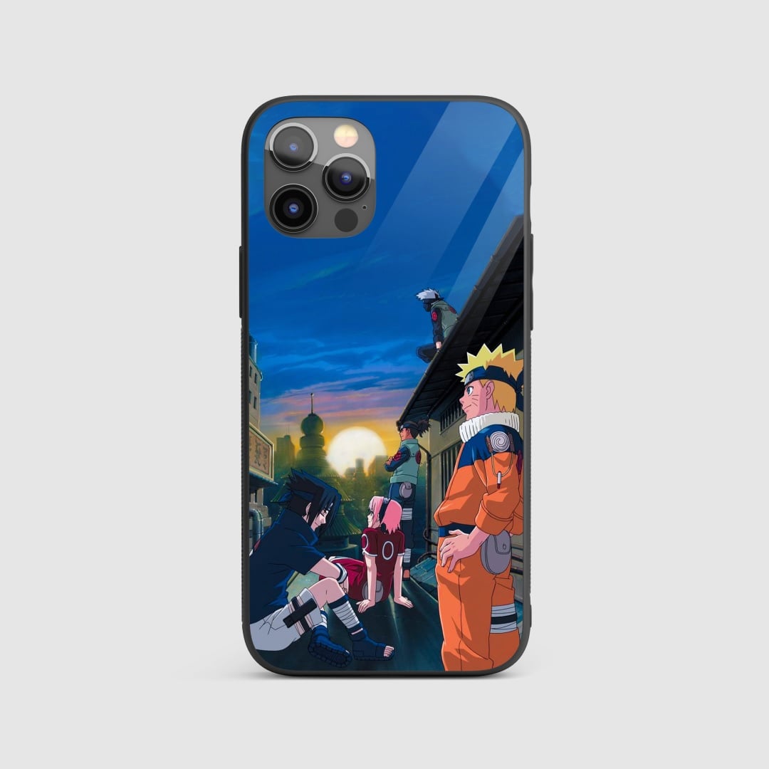 Naruto Team 7 Silicone Armored Phone Case