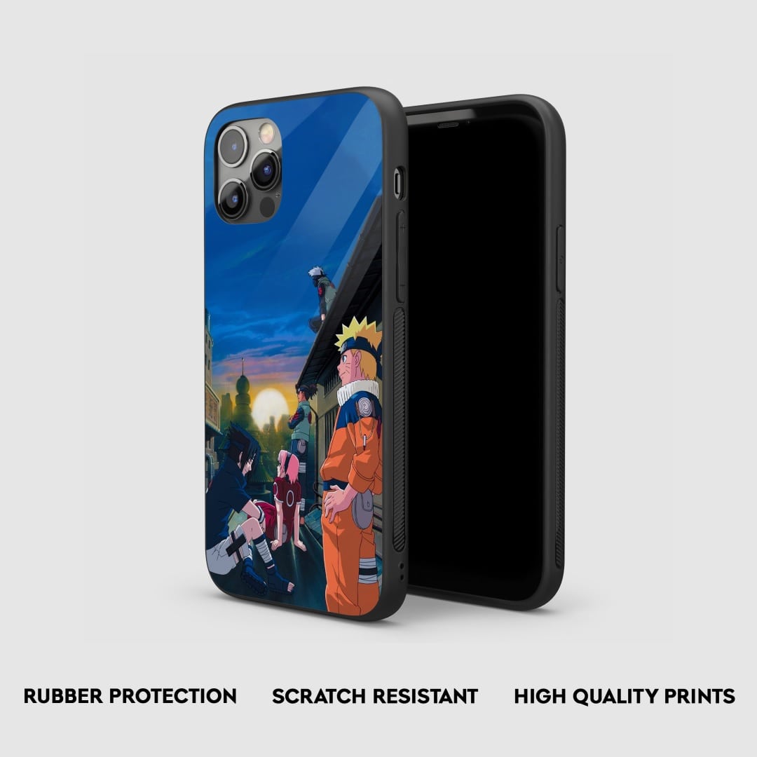 Naruto Team 7 Silicone Armored Phone Case