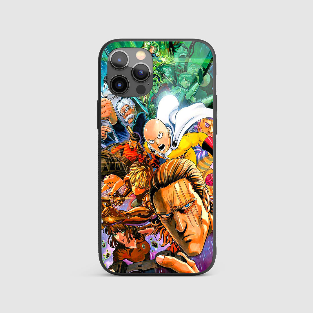 One Punch Man Silicone Armored Phone Case