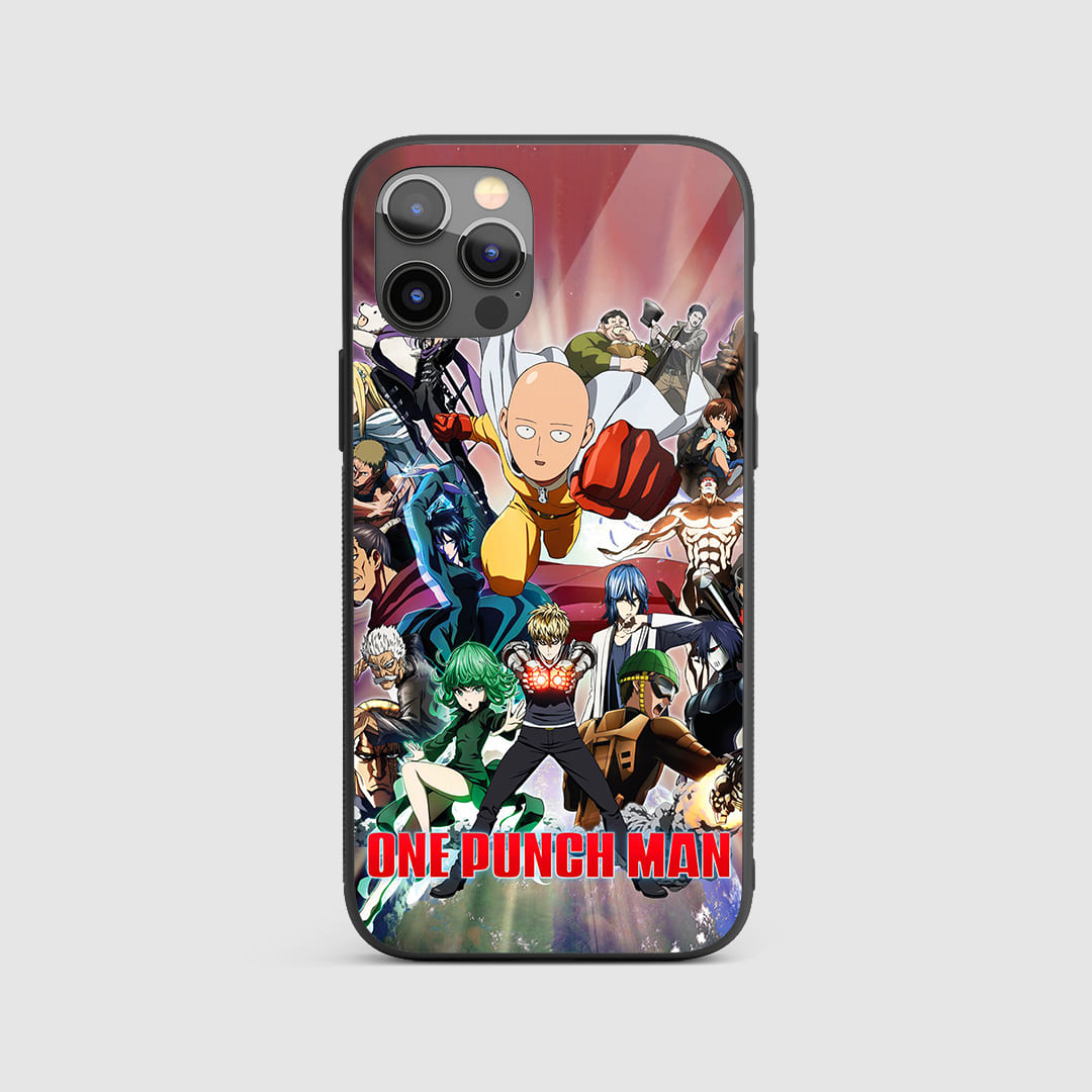 One Punch Man Poster Silicone Armored Phone Case