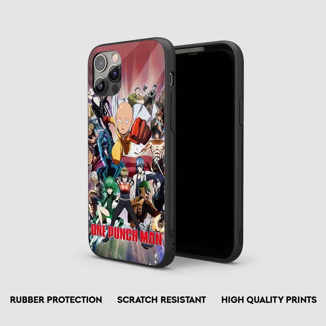 One Punch Man Poster Silicone Armored Phone Case