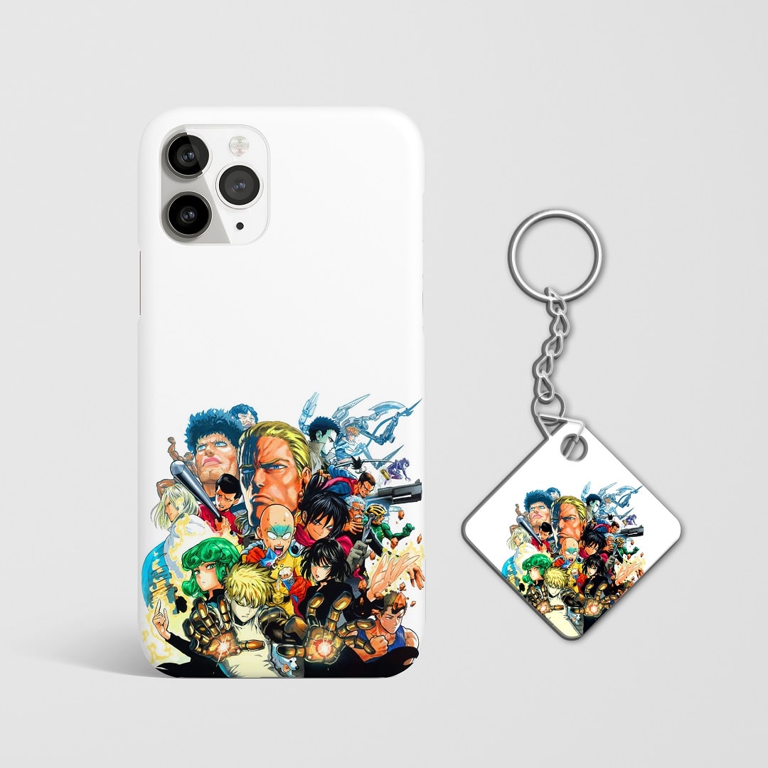 One Punch Man White Phone Cover