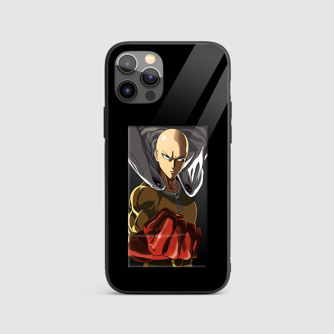 One Punch Saitama Silicone Armored Phone Case