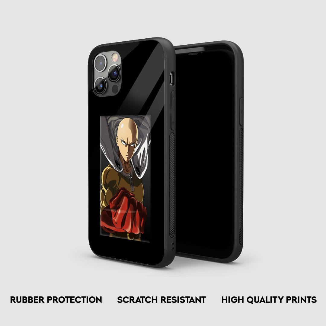 One Punch Saitama Silicone Armored Phone Case