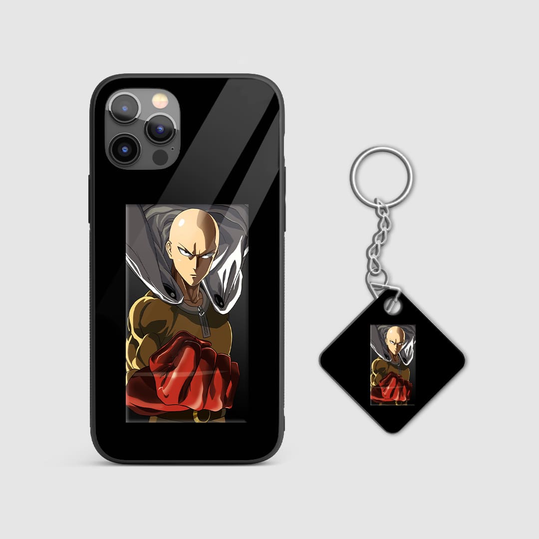 One Punch Saitama Silicone Armored Phone Case