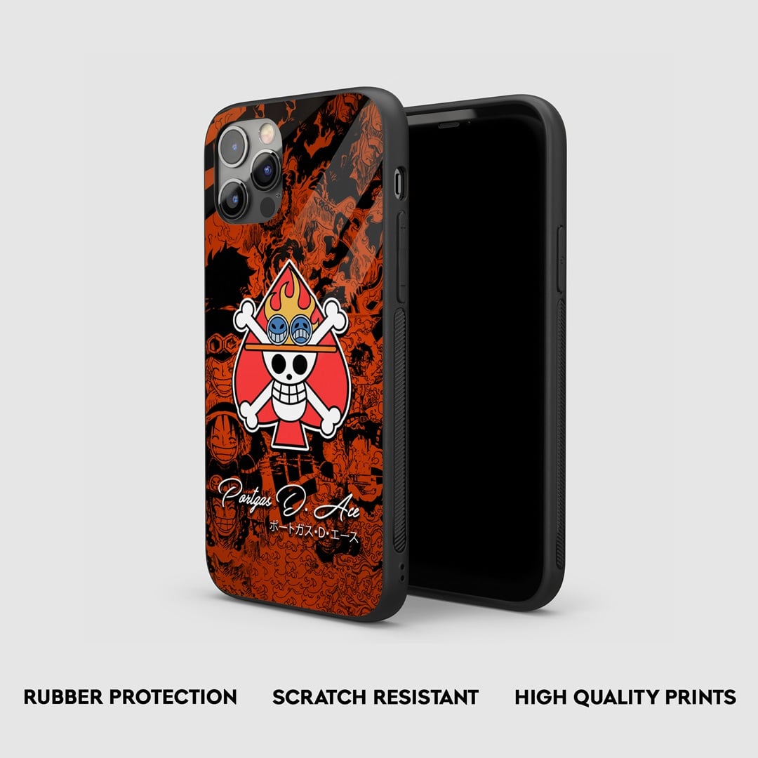 Portgas D Ace Silicone Armored Phone Case