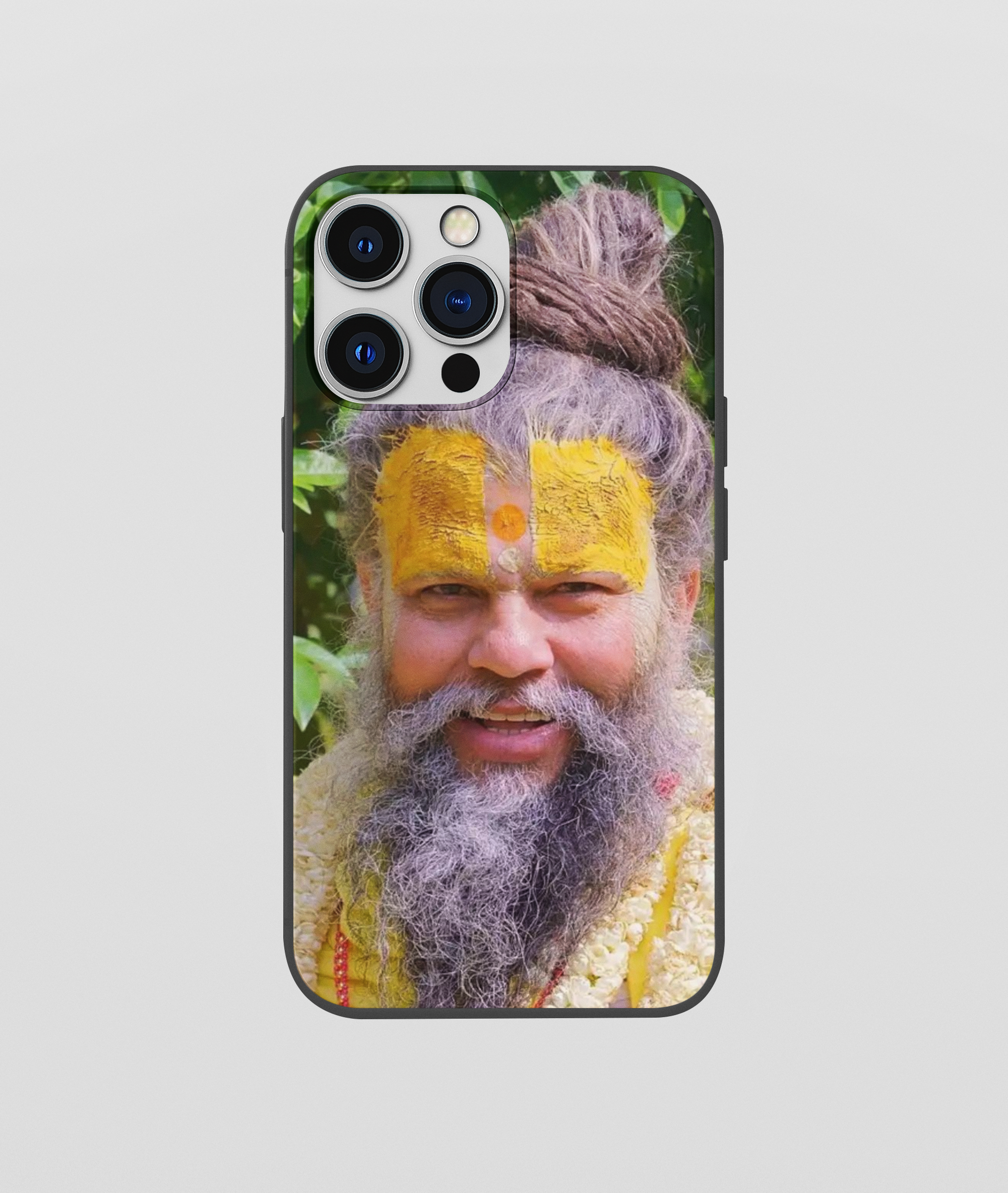 Premanand ji Maharaj Glossy Silicone Mobile Cover