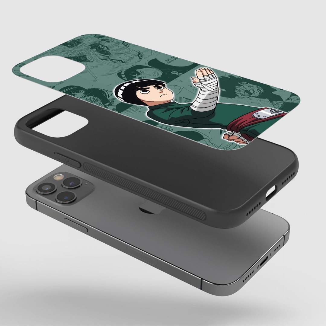 Rock Lee Manga Silicone Armored Phone Case