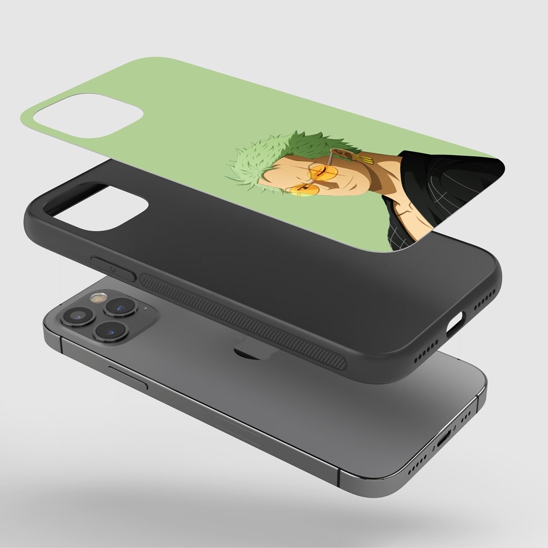 Roronoa Green Silicone Armored Phone Case