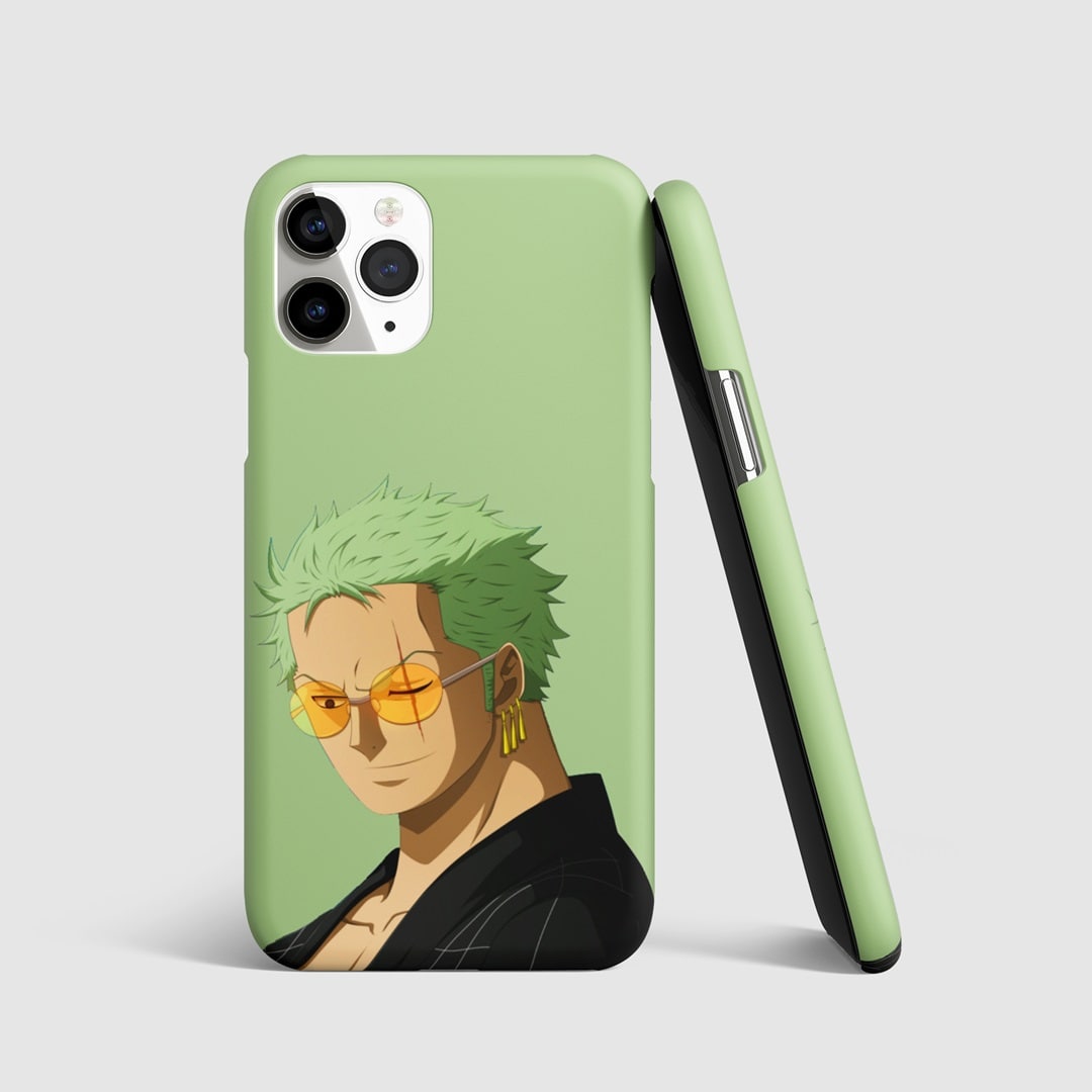 Roronoa Zoro Green Aesthetic Phone Cover