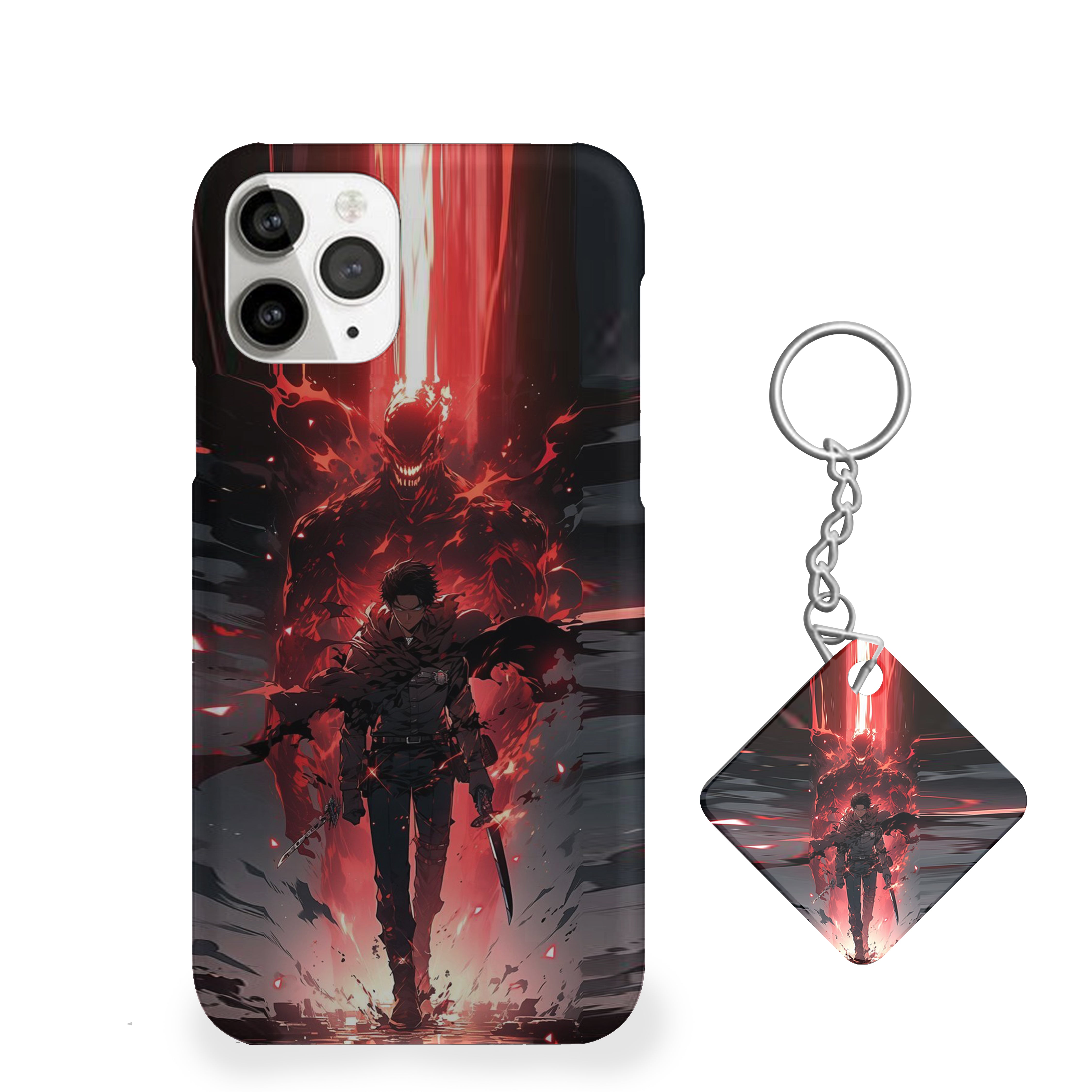 Solo Leveling in dark greyish-brown military-style clothing Phone Cover