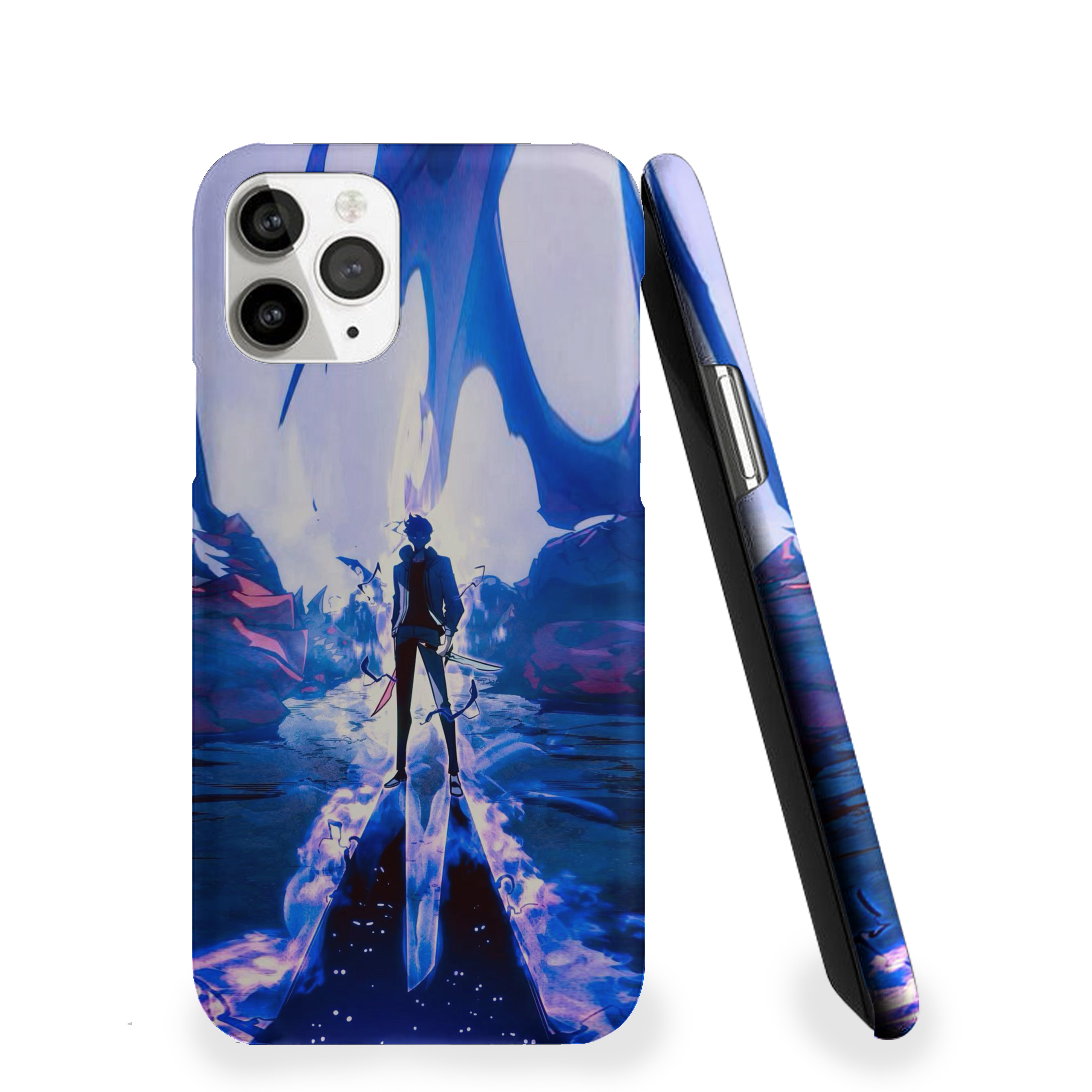 Solo Leveling holds a sword in both hands Phone Cover