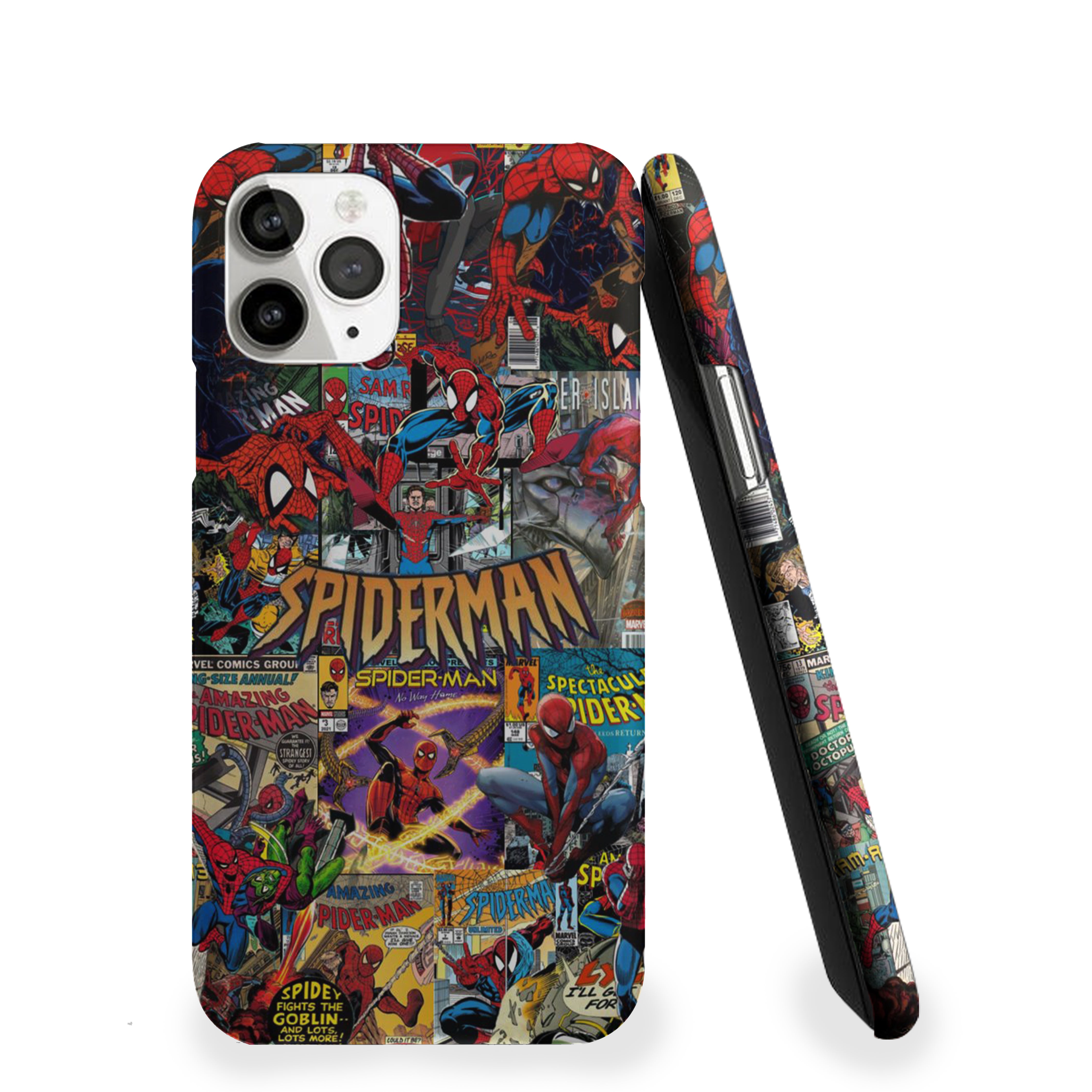Spider-Man Classic Comic Collage Vibes: Phone Cover