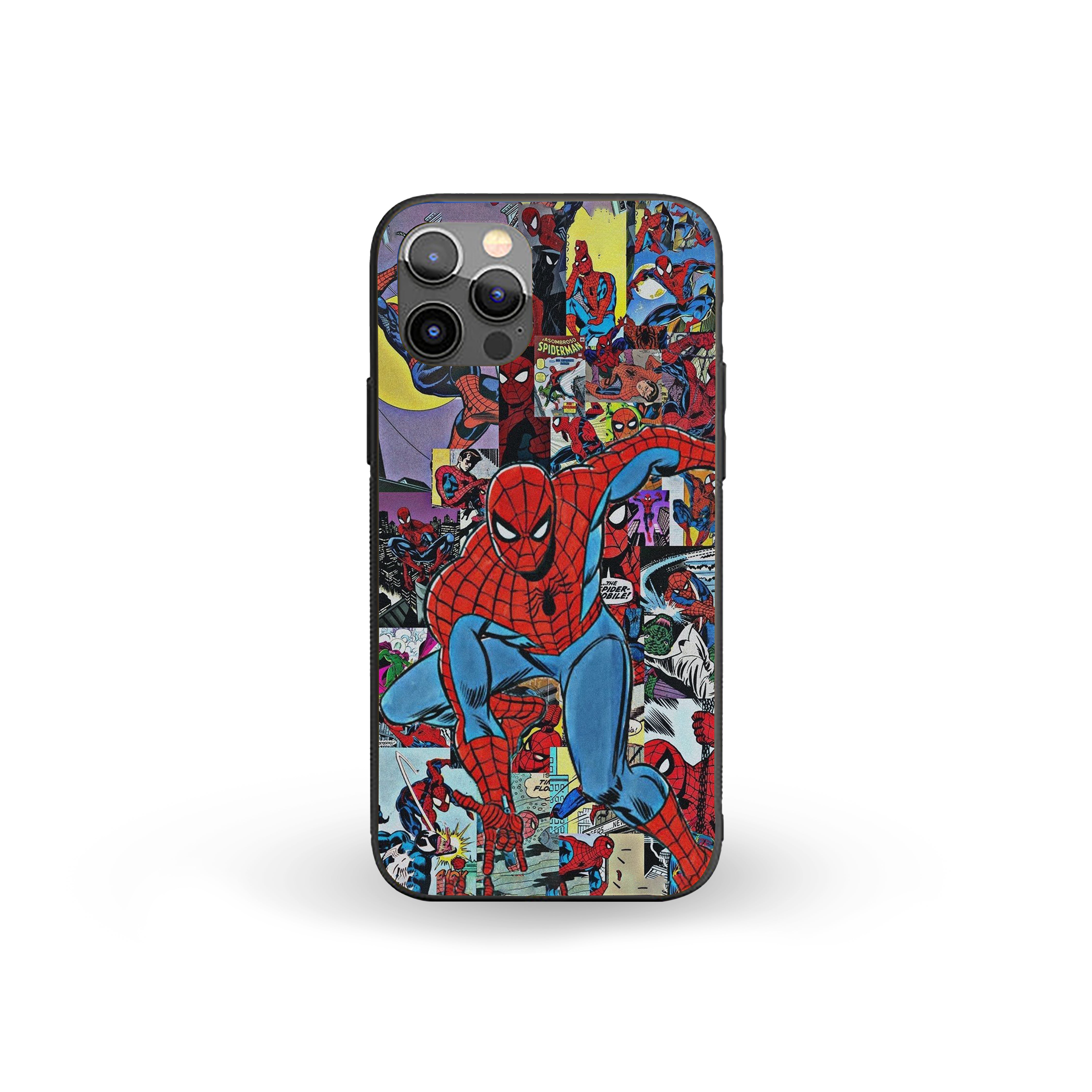 Spider-Verse Splash Spider-Man Silicone Armored Phone Case