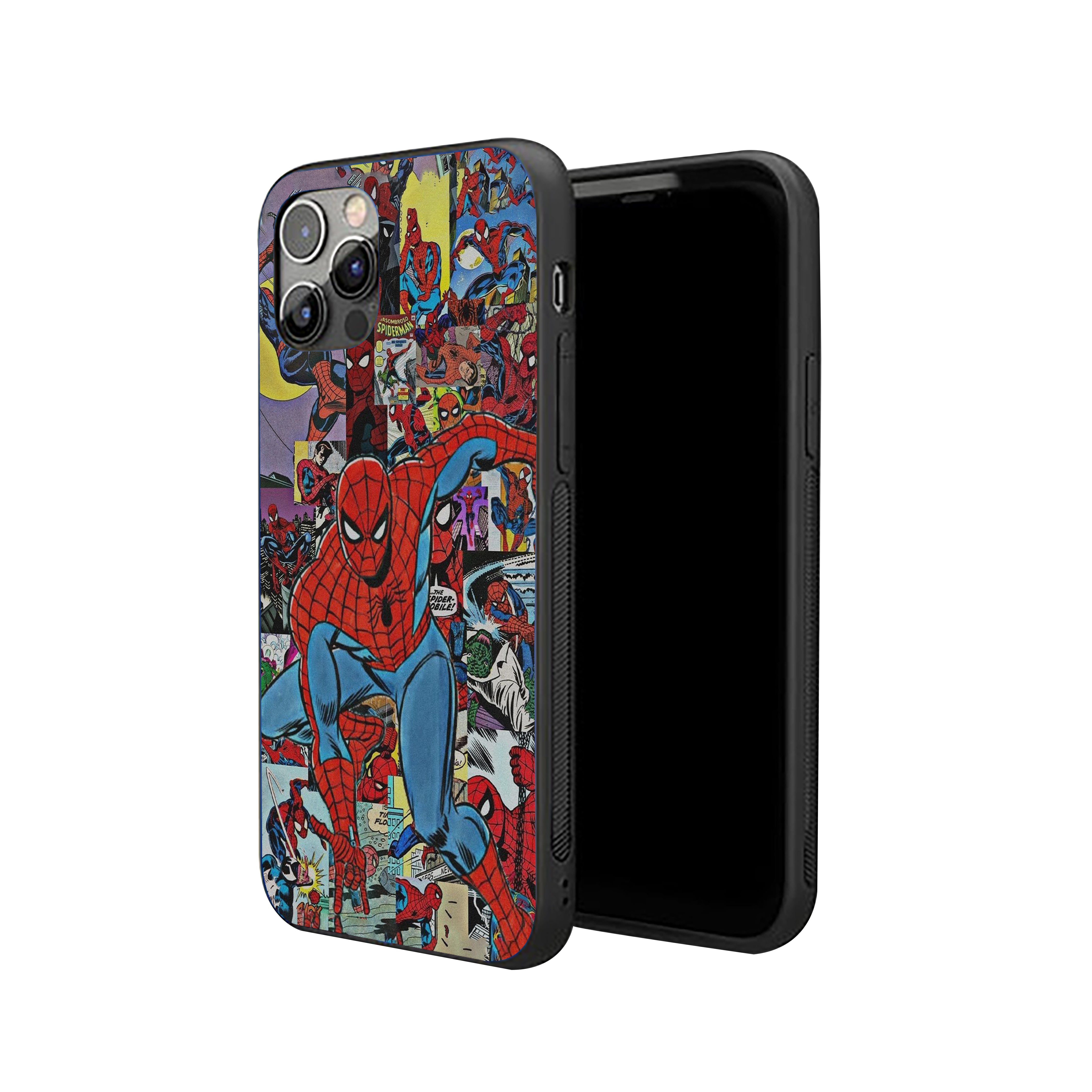 Spider-Verse Splash Spider-Man Silicone Armored Phone Case
