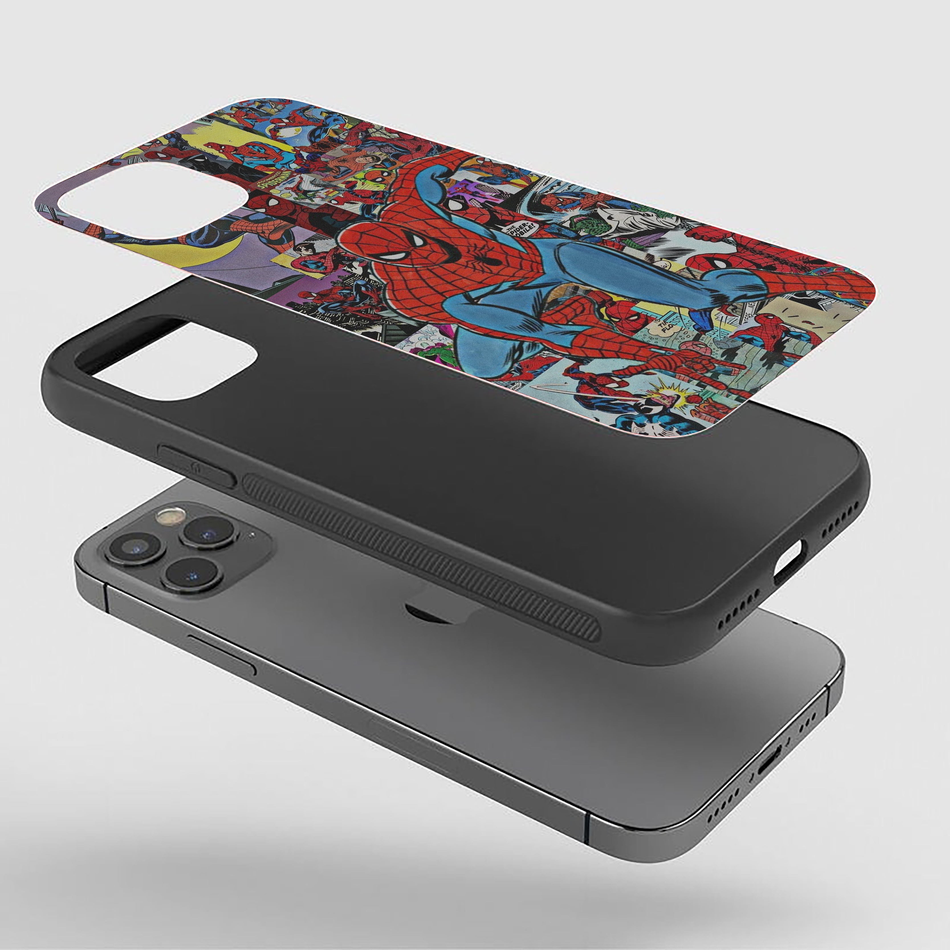 Spider-Verse Splash Spider-Man Silicone Armored Phone Case