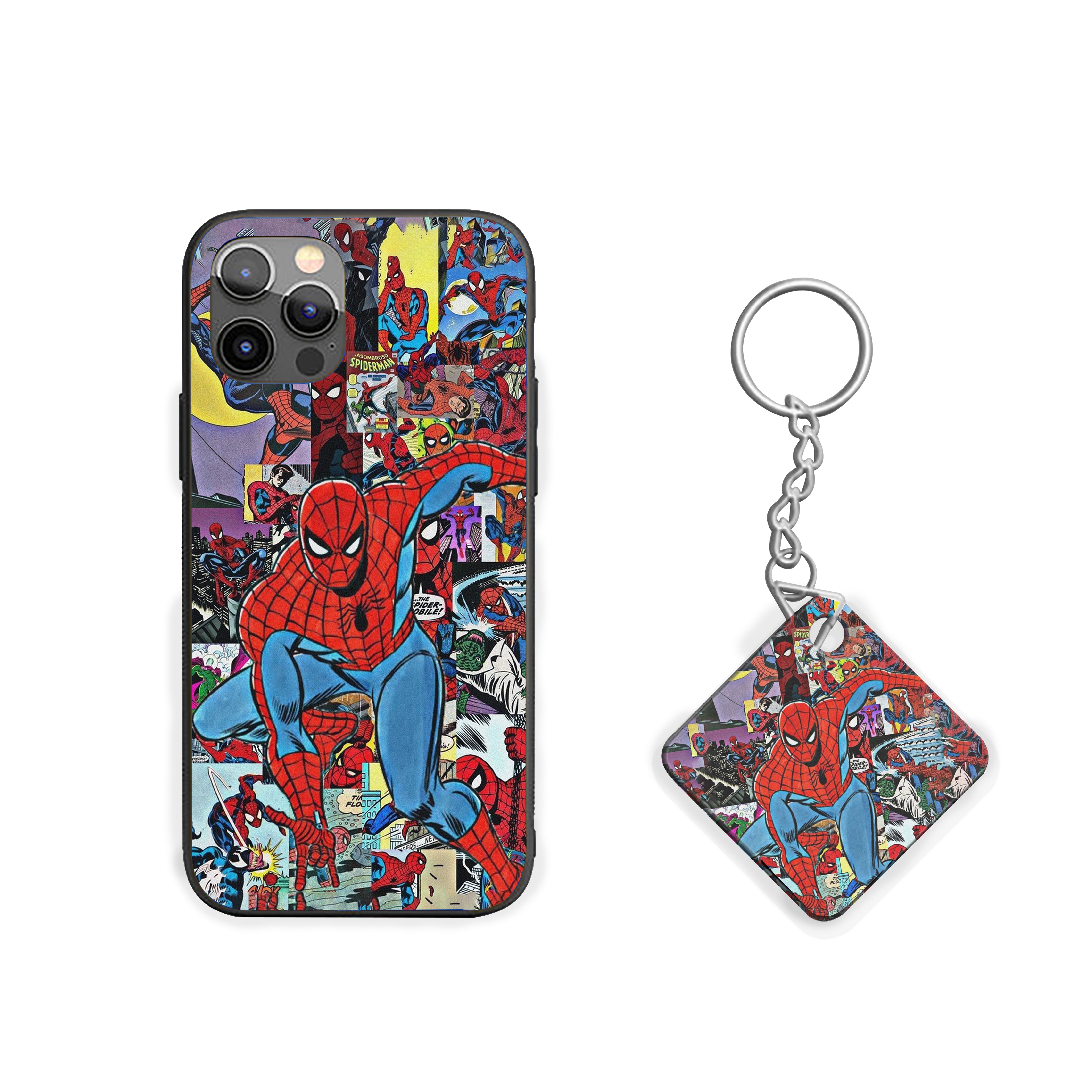 Spider-Verse Splash Spider-Man Silicone Armored Phone Case