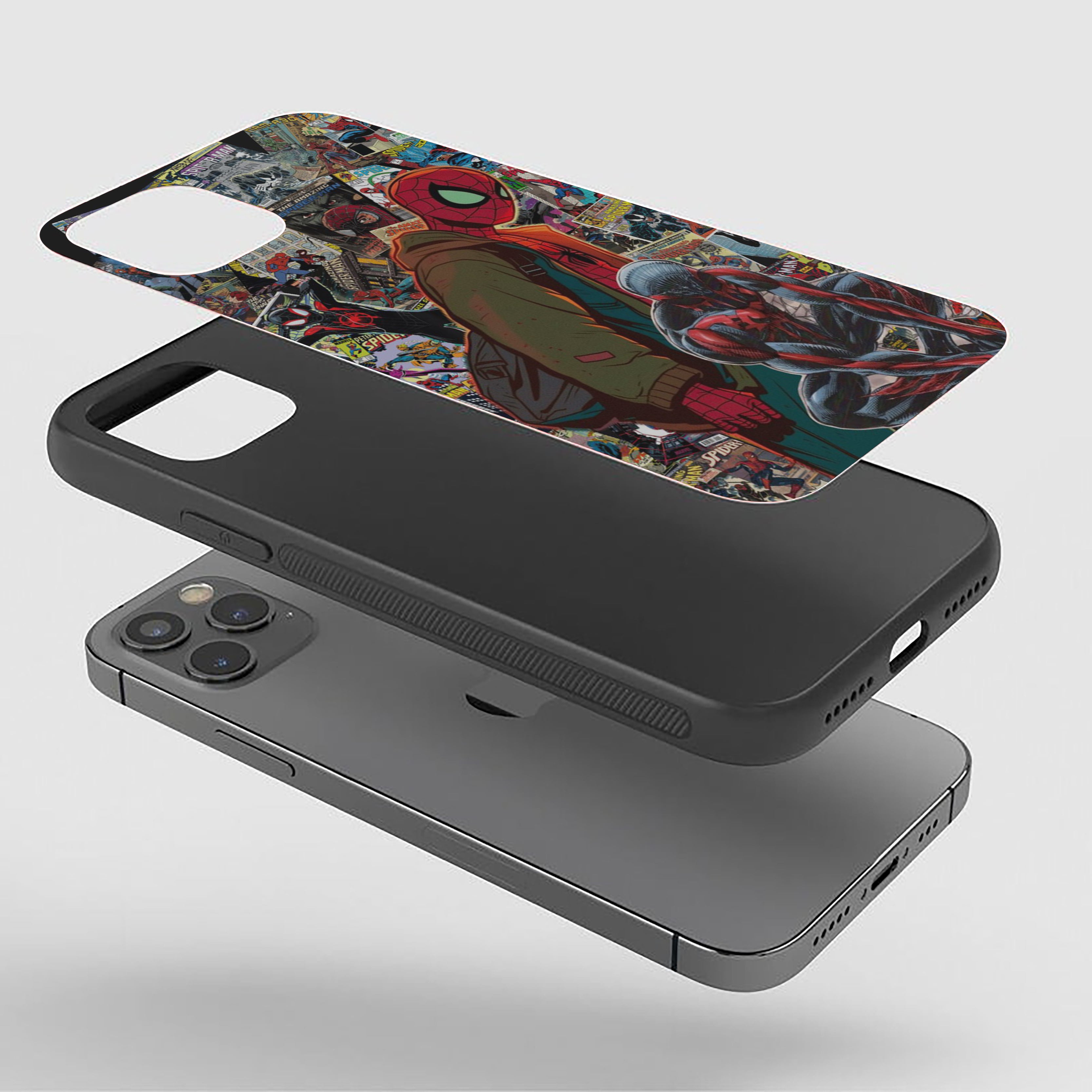 Spider-Man Into the Spidey-Verse Silicone Armored Phone Case