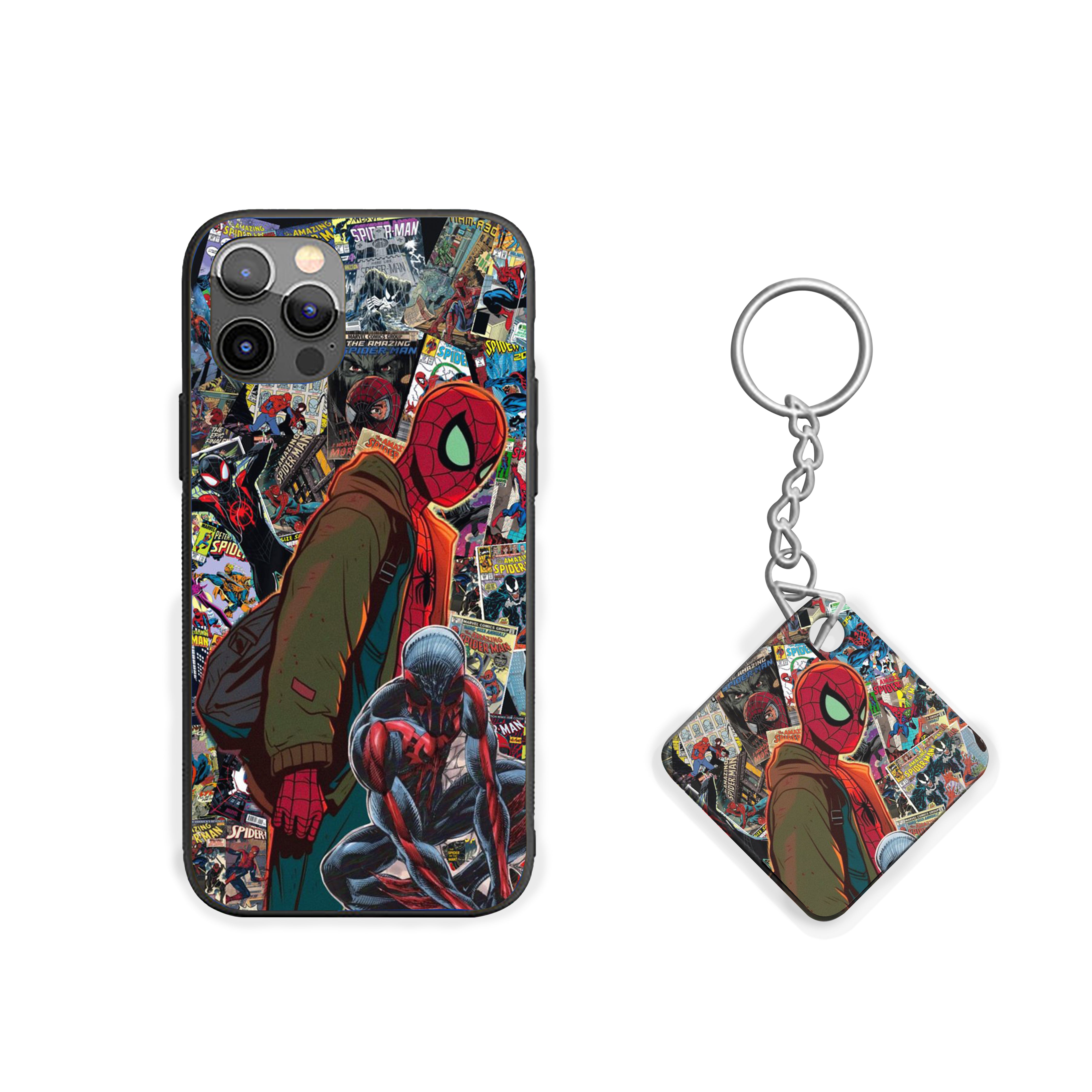 Spider-Man Into the Spidey-Verse Silicone Armored Phone Case