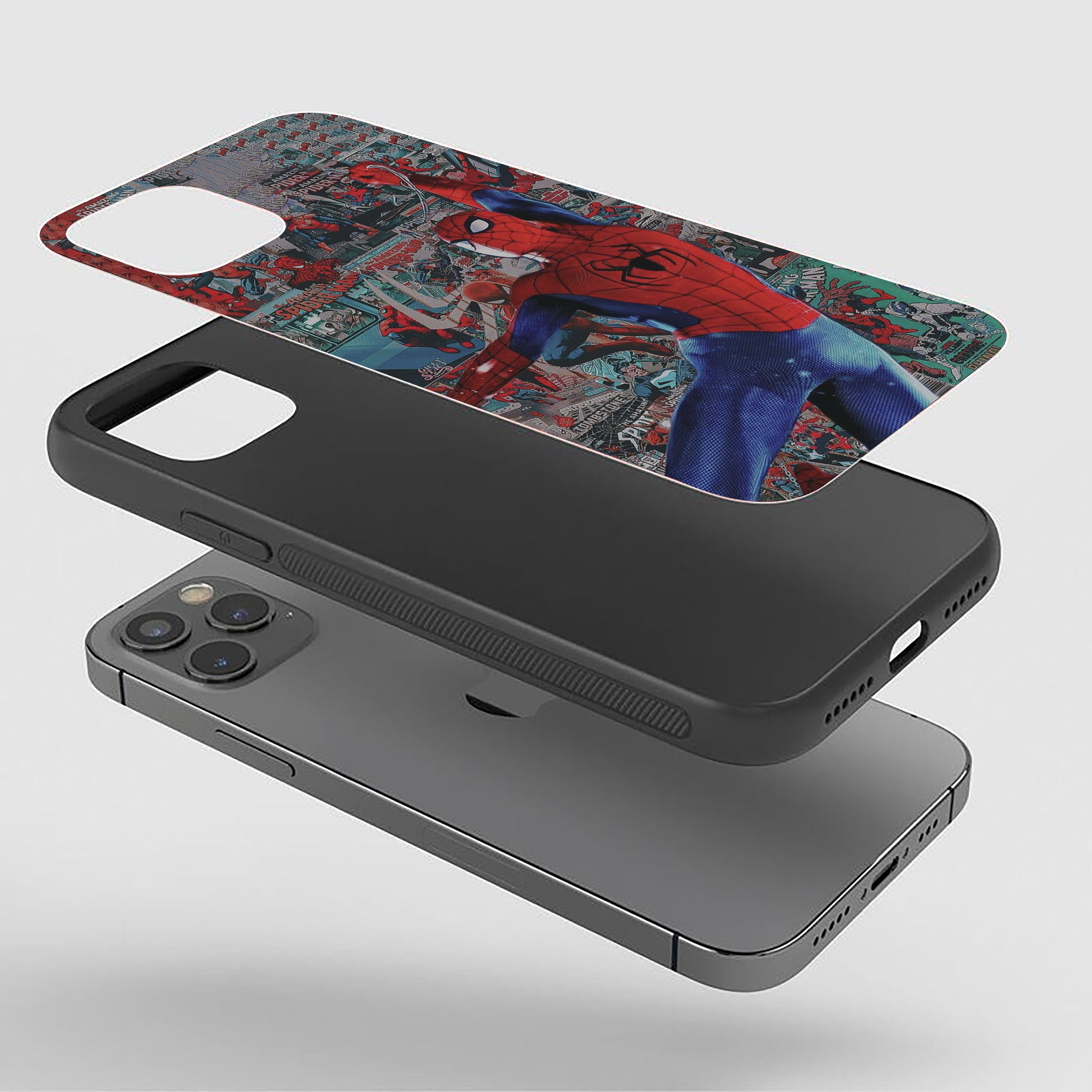 Spider-Man Miles in Motion Silicone Armored Phone Case
