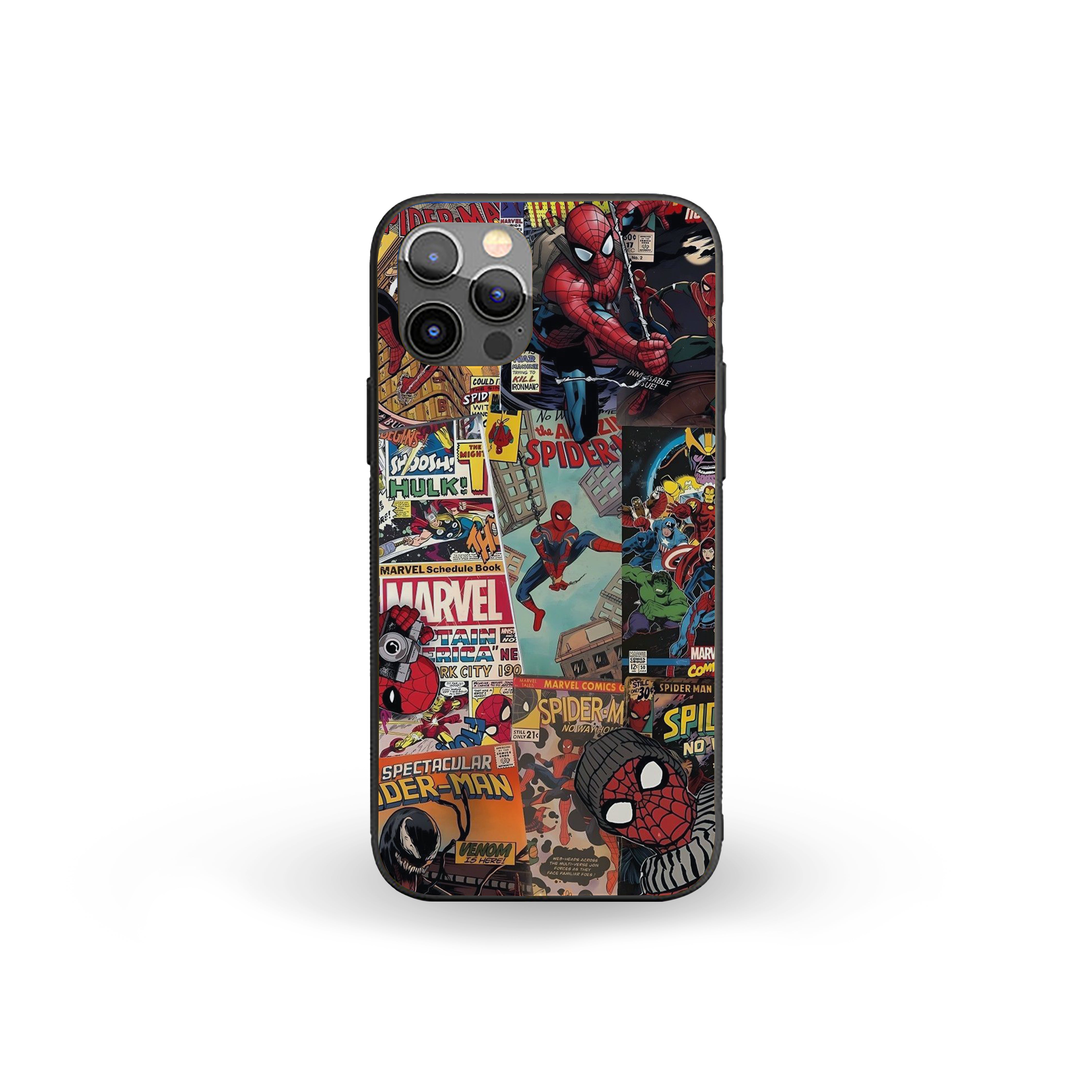 Spider-Verse Vintage Silicone Armored Phone Case