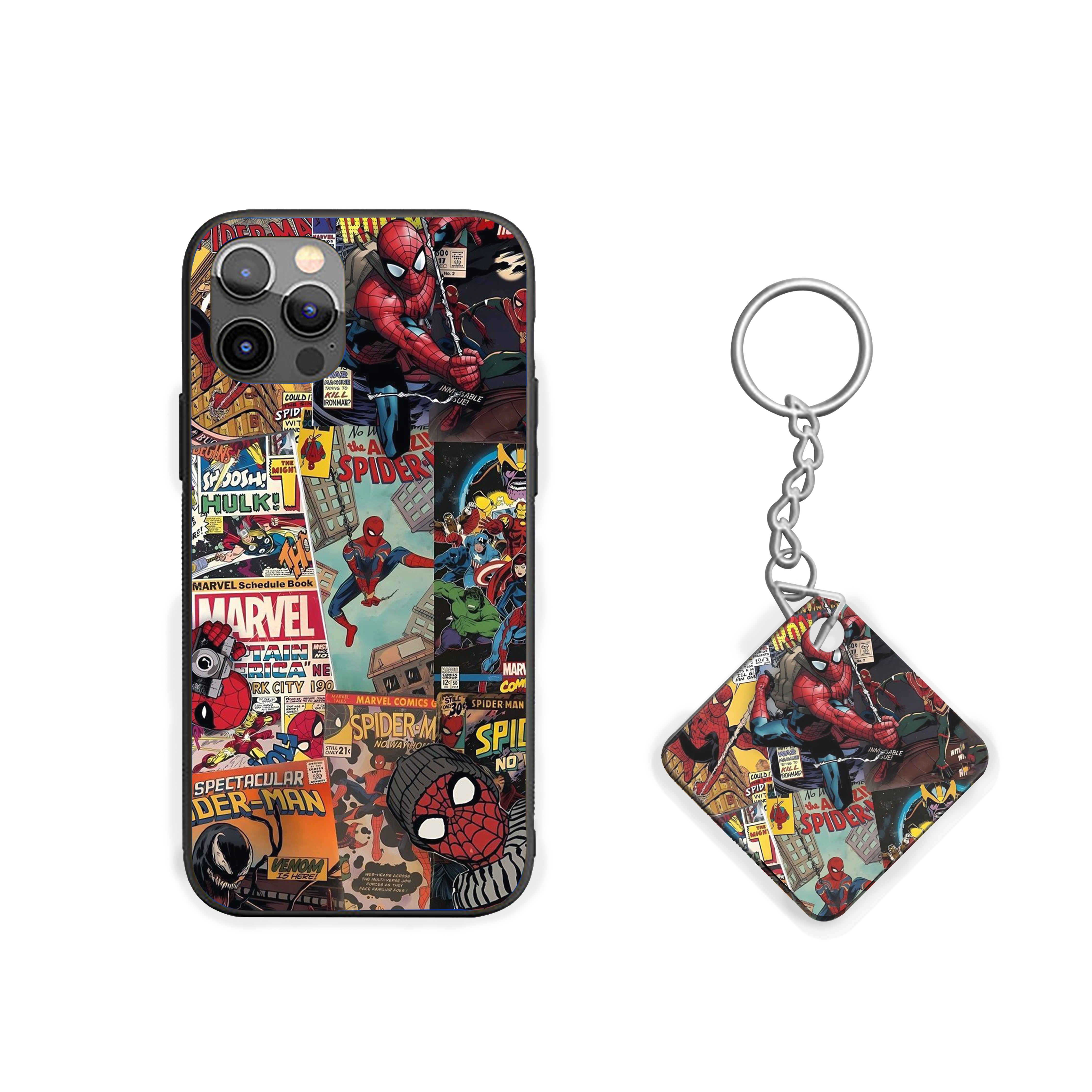 Spider-Verse Vintage Silicone Armored Phone Case