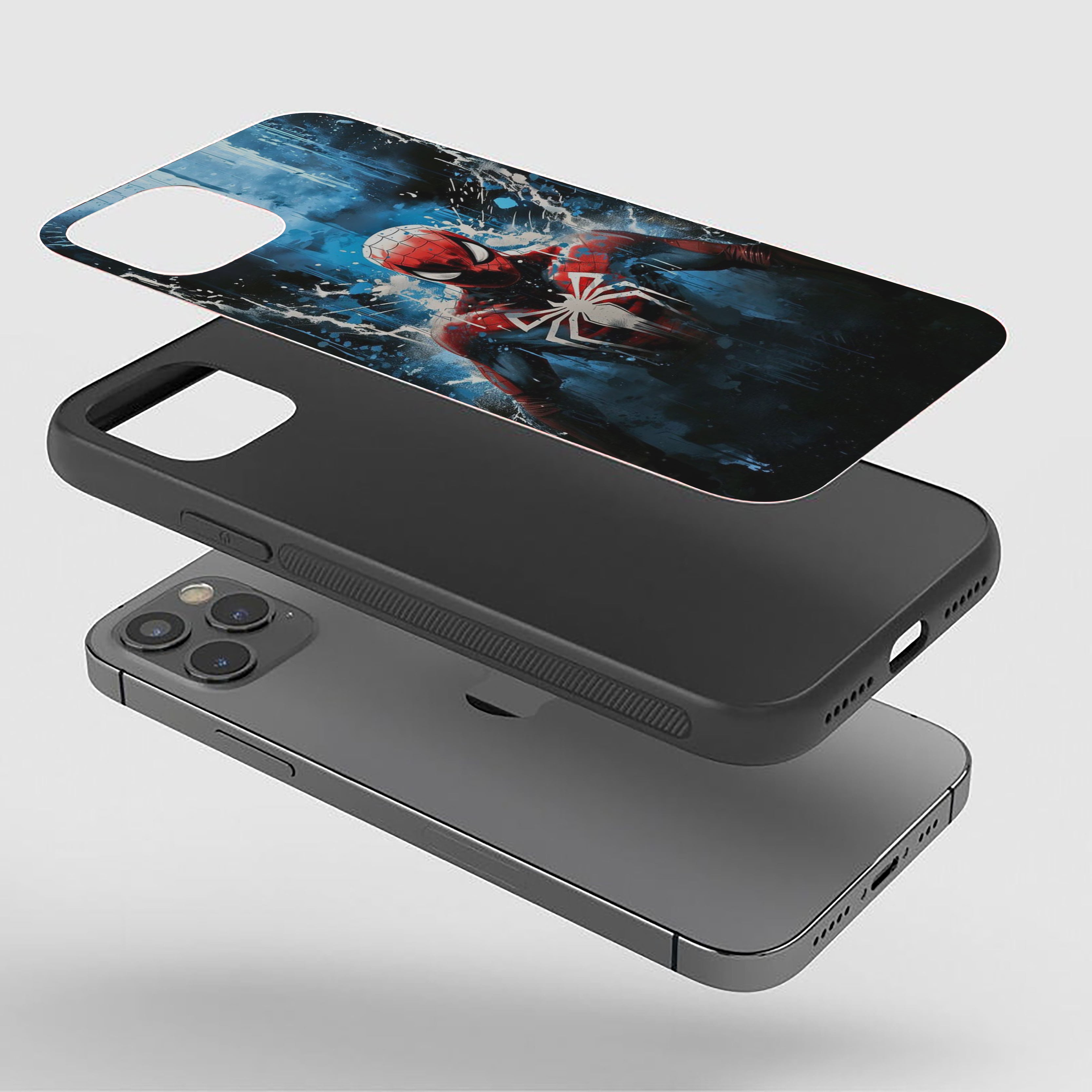 Spider-Man Spider-Verse Vortex Silicone Armored Phone Case