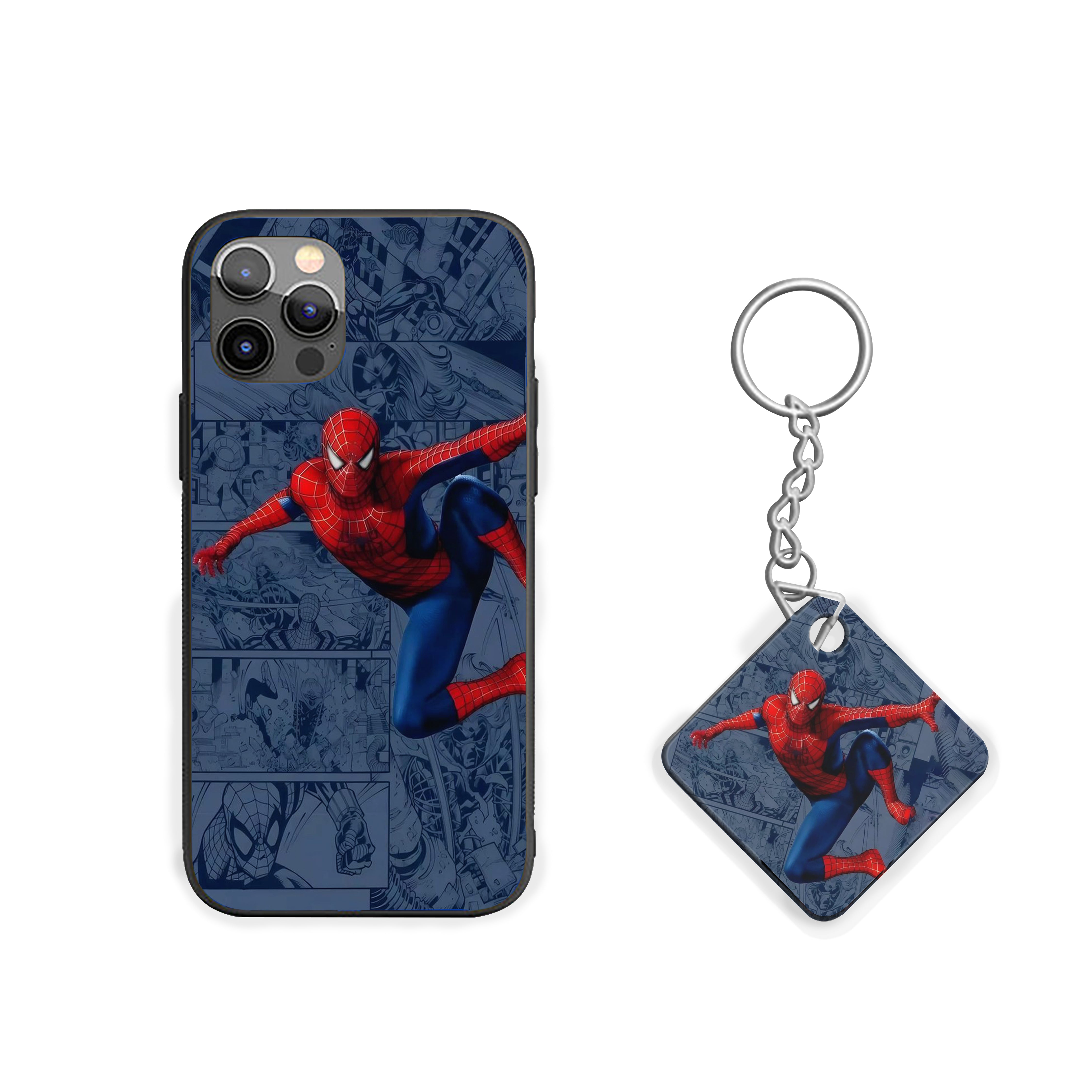 Spider-Verse Leap Spider-Man Silicone Armored Phone Case