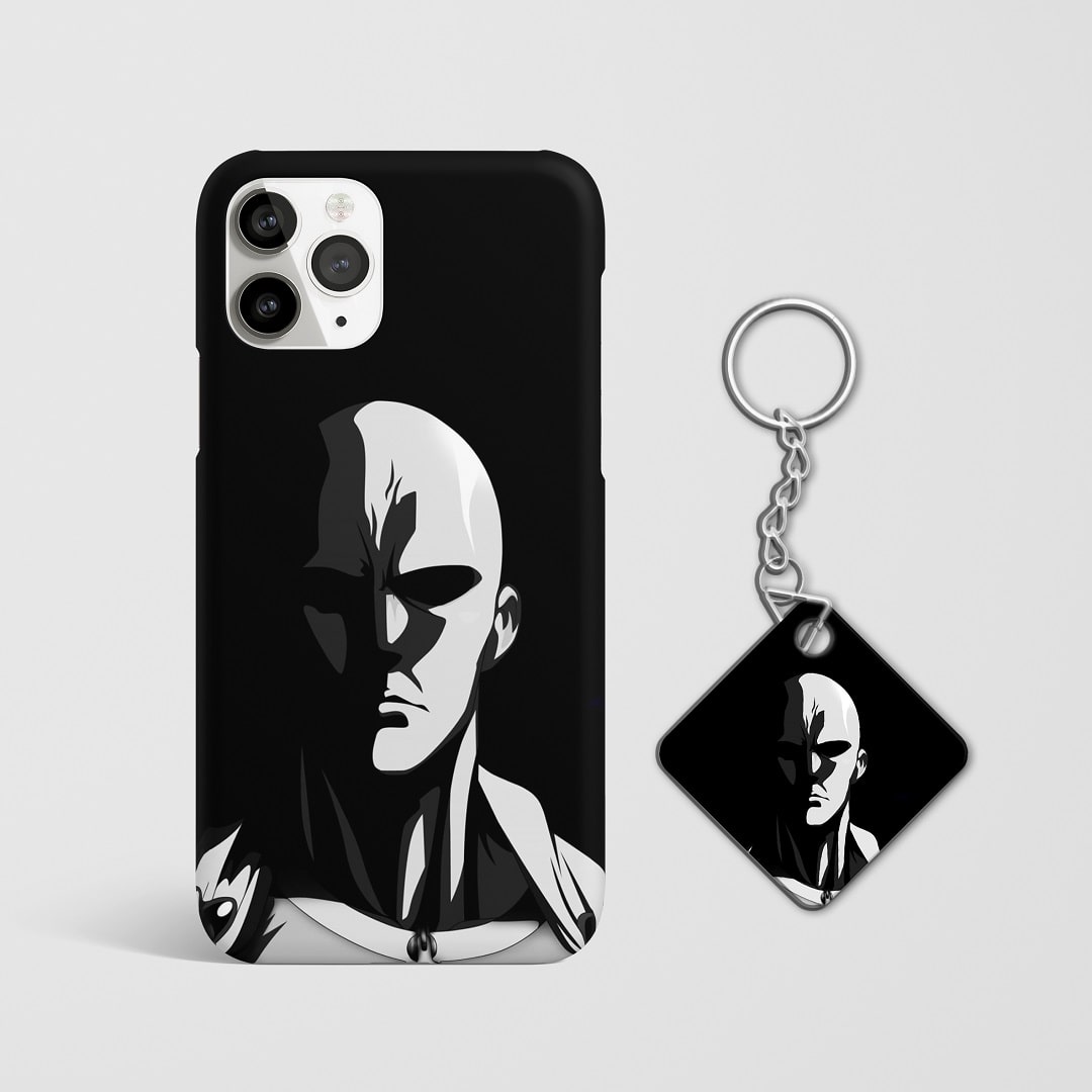 Saitama Black and White Phone Cover